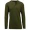 Men's Long Sleeve Waffle-Knit Thermal Henley Shirt
